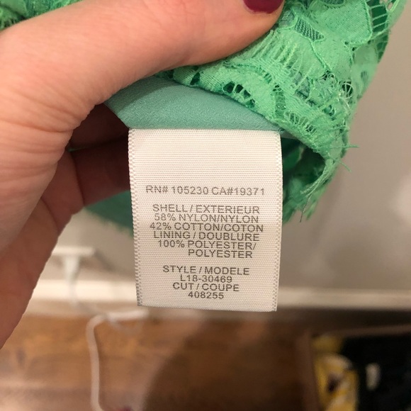 Joie Rori Dress - Green Lace - Picture 6 of 8